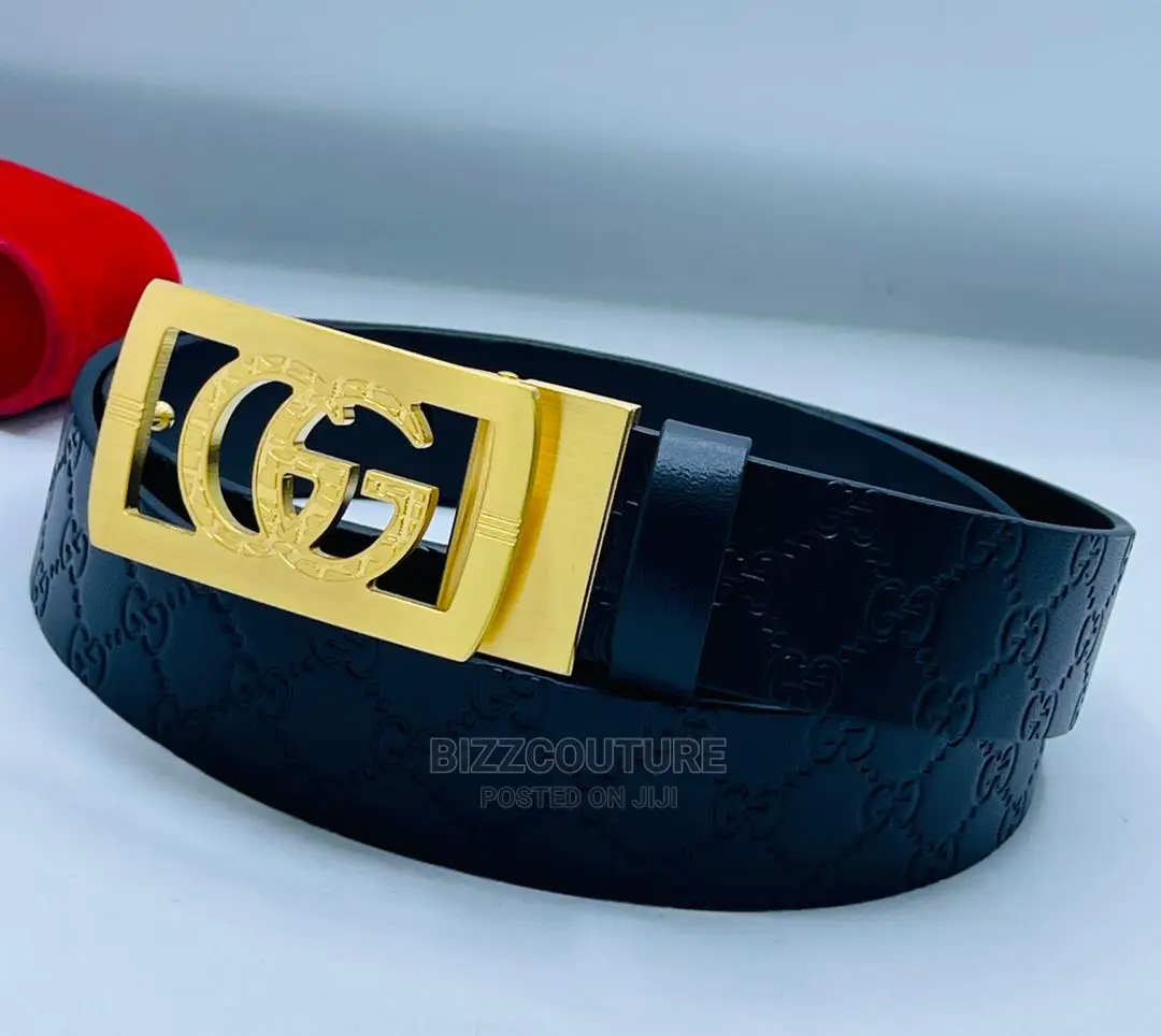Original GUCCI Leather Belts Available in Store