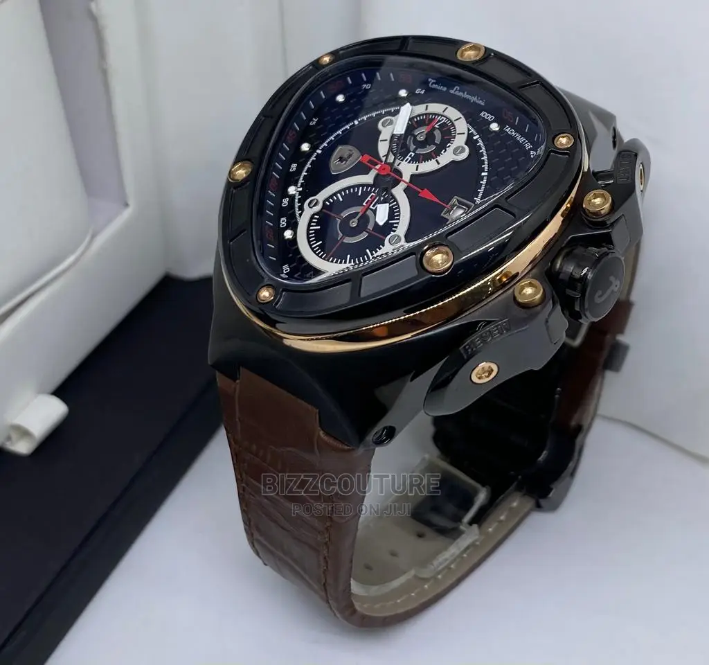 Original TONINO LAMBORGHINI Leather Strap Available in Store