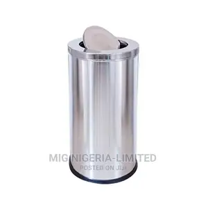 Industrial Stainless Steel 2in1 Swing Dustbin 20litrs