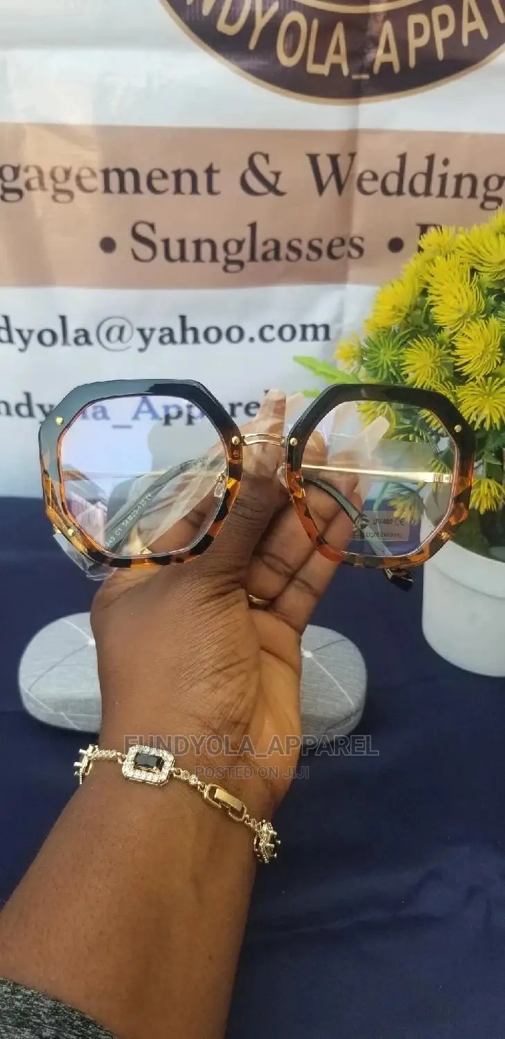 Bold Extra Clear UV Eyeglasses in Ajah Clothing Accessories, Fundyola Apparel Jiji.ng