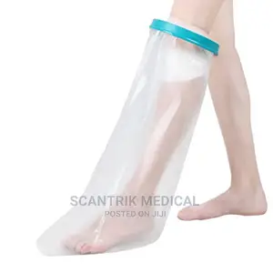 Bandage Shower Cover for Broken Leg,