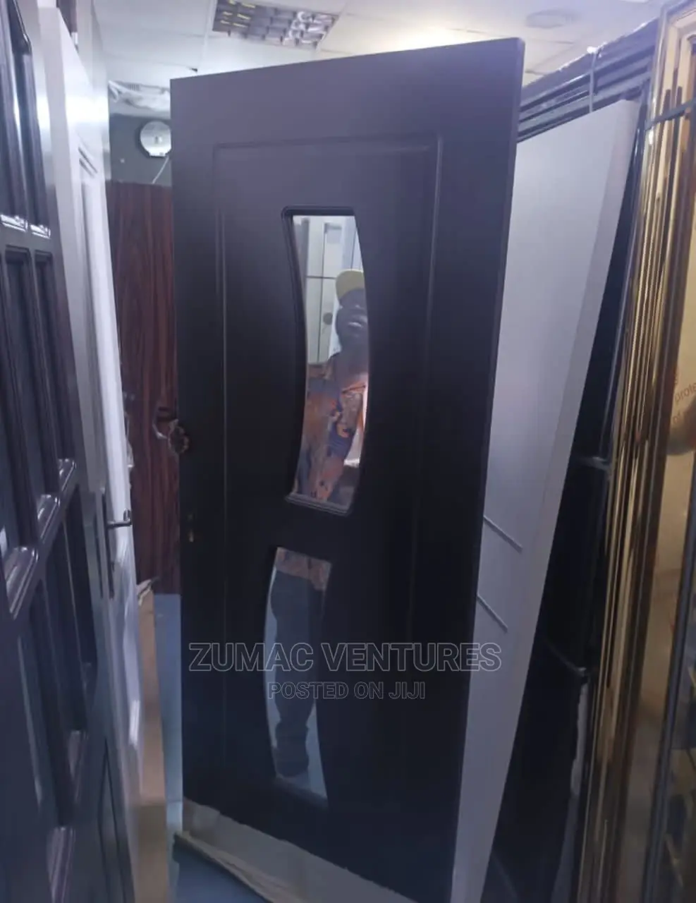 Mahogany Wooden With Glass