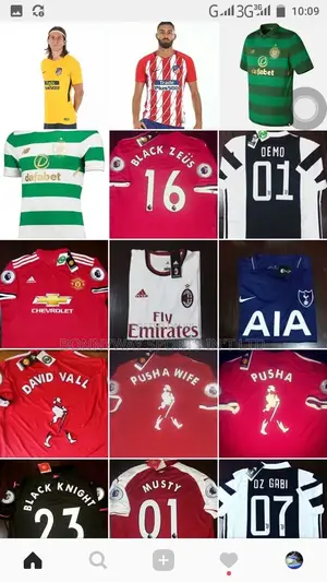 All Clubside Jersey At Bonnyway Sports Ltd