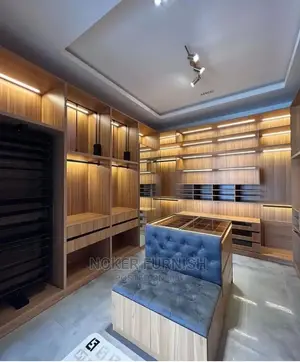 Luxury Closet System With LED Lights