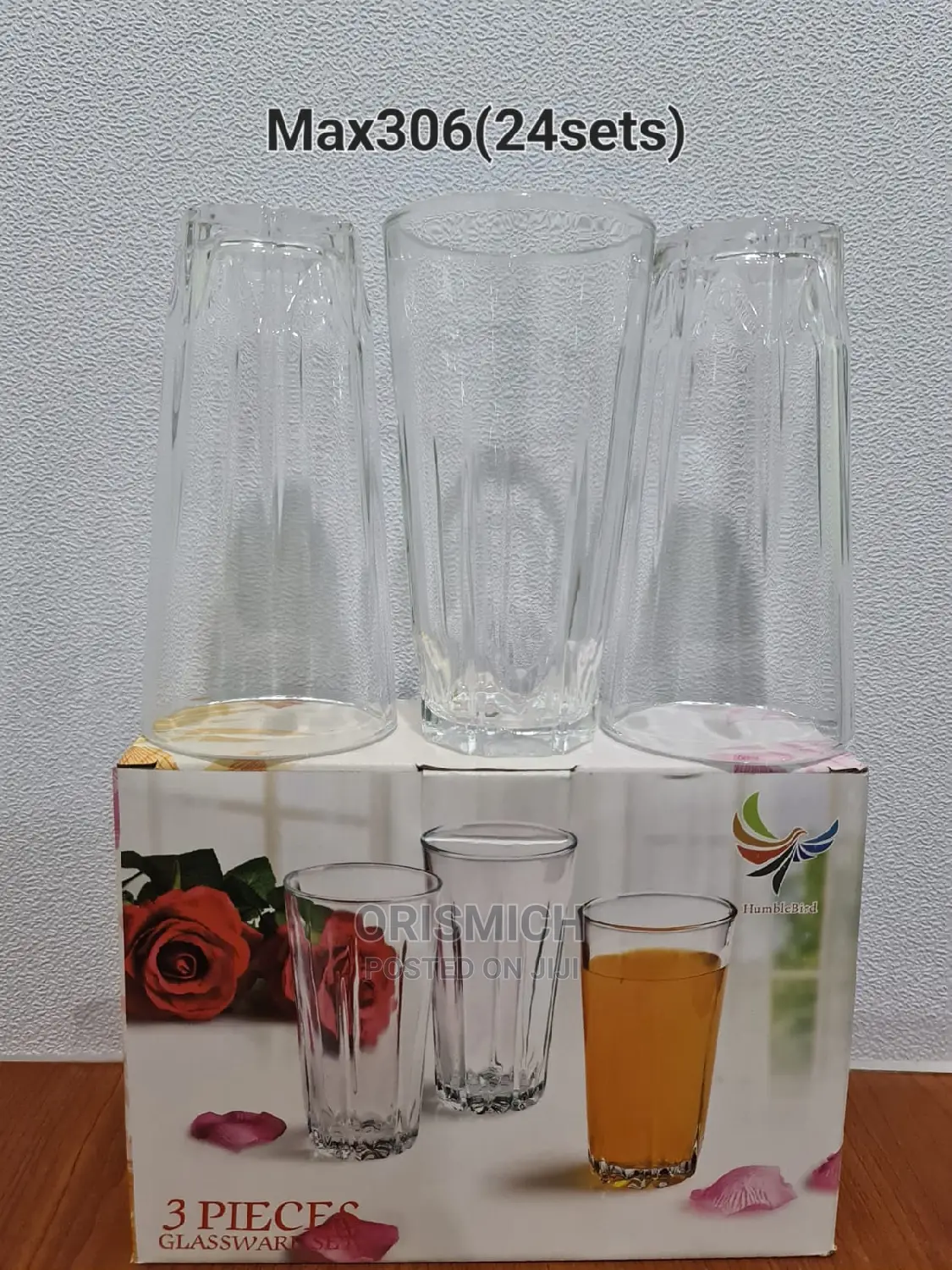 3pcs Glass Cups