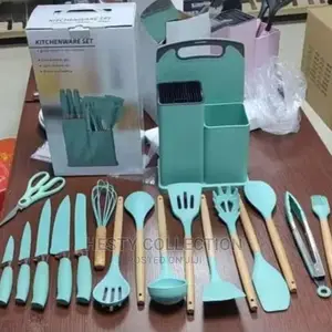 Non Stick Silicon Luxury Spoon and Knives Set S