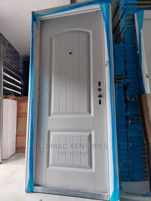 White Steel Door