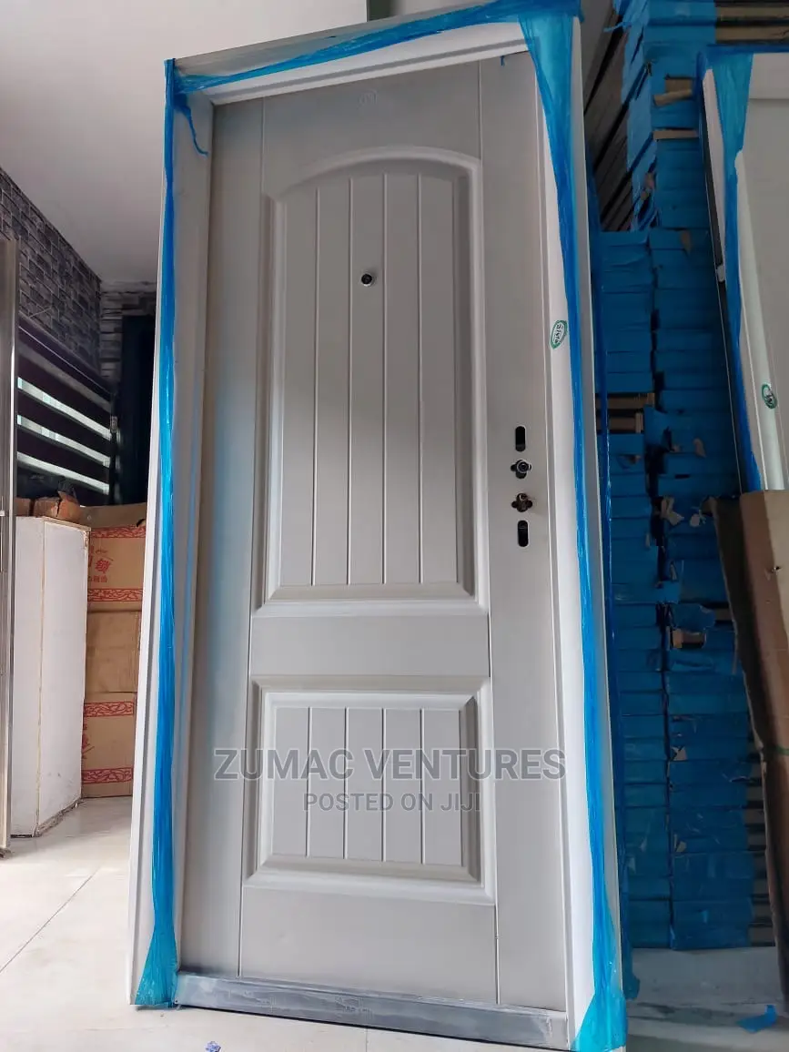 White Steel Door