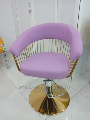 Gold Base Salon Chair