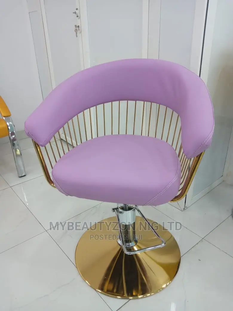 Gold Base Salon Chair