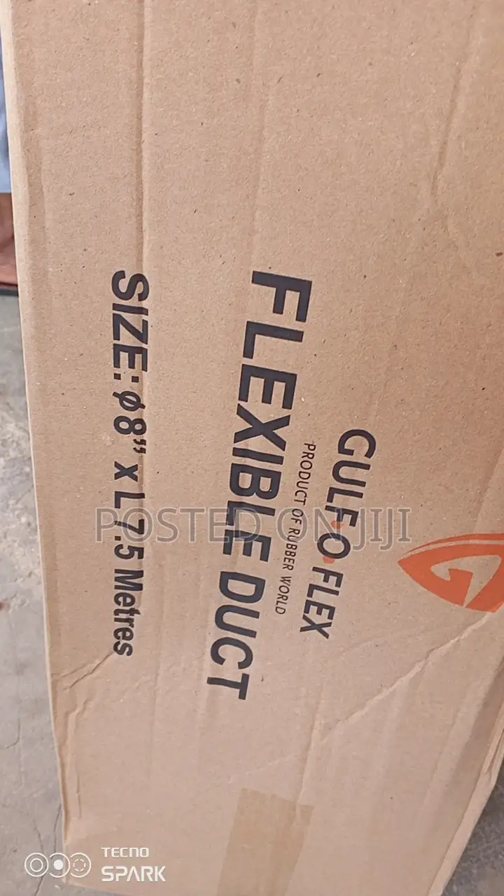 Gulf O Flex Flexible Duct 8" X 7.5M
