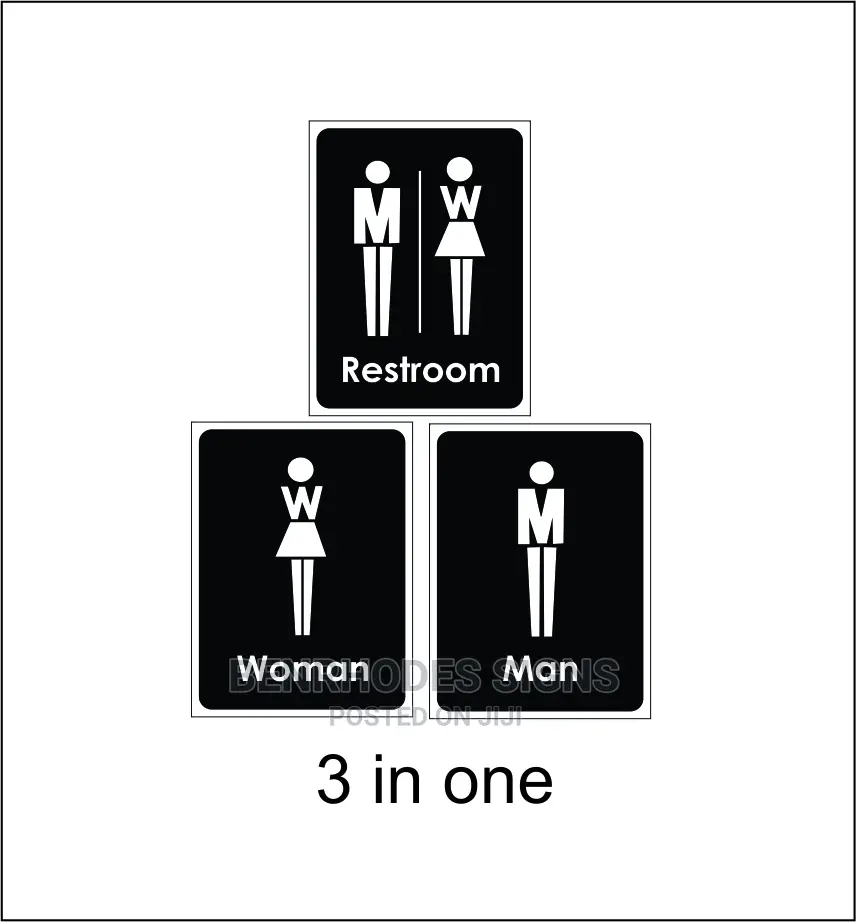 Toilet Signs (RESTROOM)