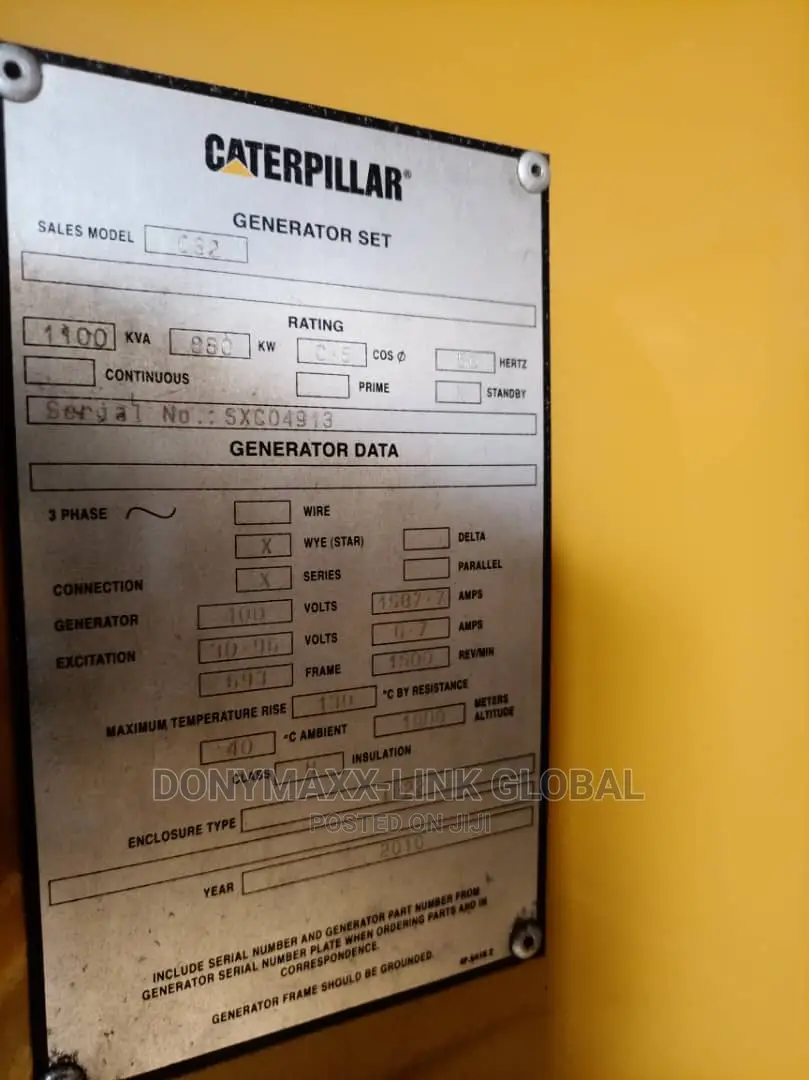 1000kva Mantrac Caterpillar Generator