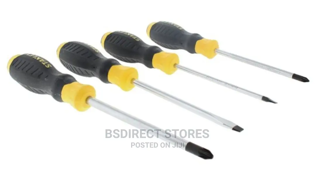 Stanley 4 Piece Essential Screwdriver Set SL/PZ