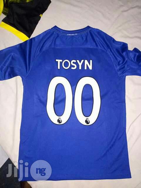 Chelsea Jersey With Flock Printing.