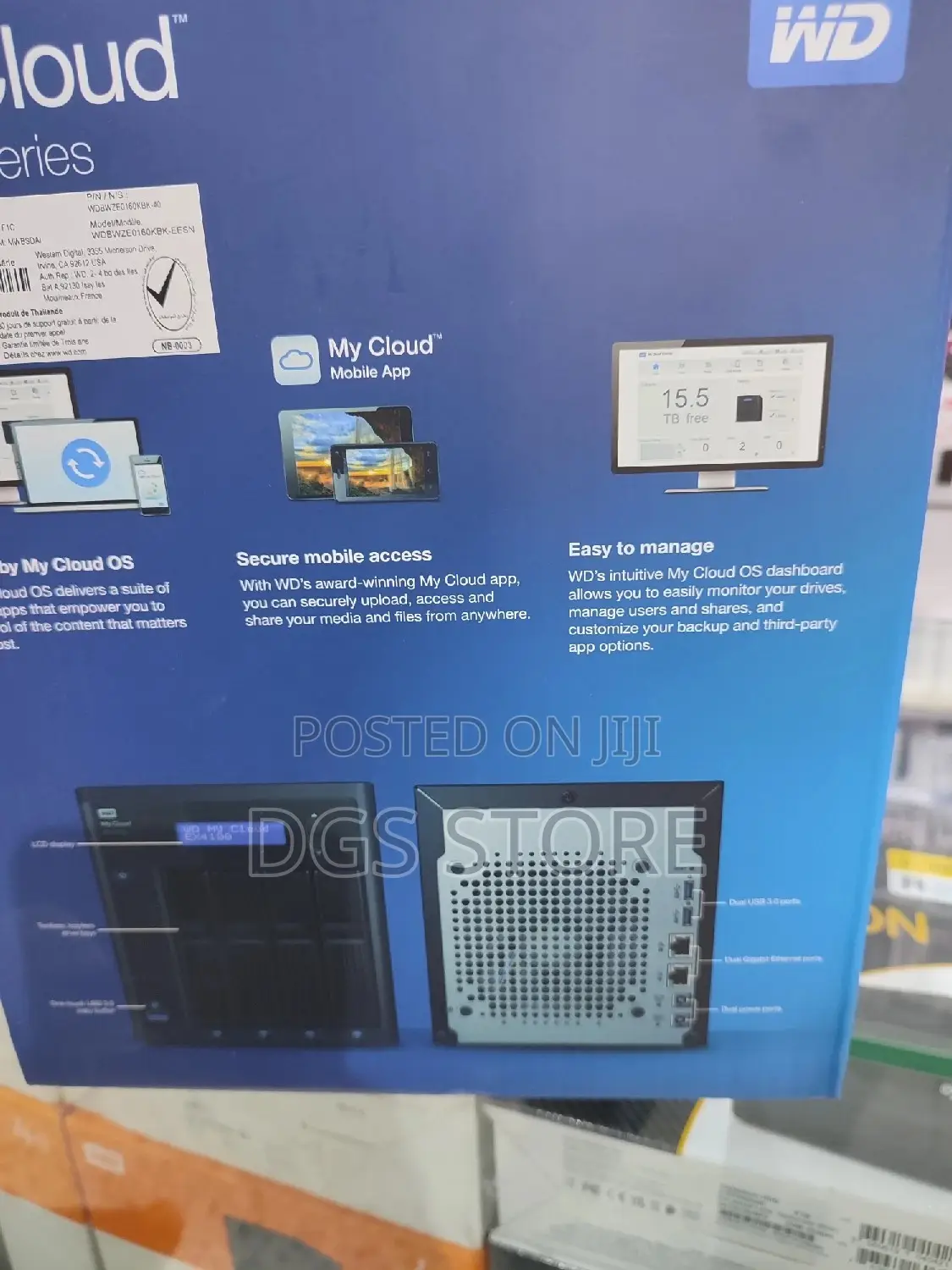 My Cloud  Expert Series EX4100 4 Bay 16TB Nas