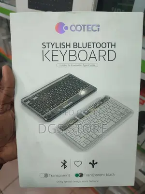 Coteci Stylish Bluetooth Keyboard/Type C Cable