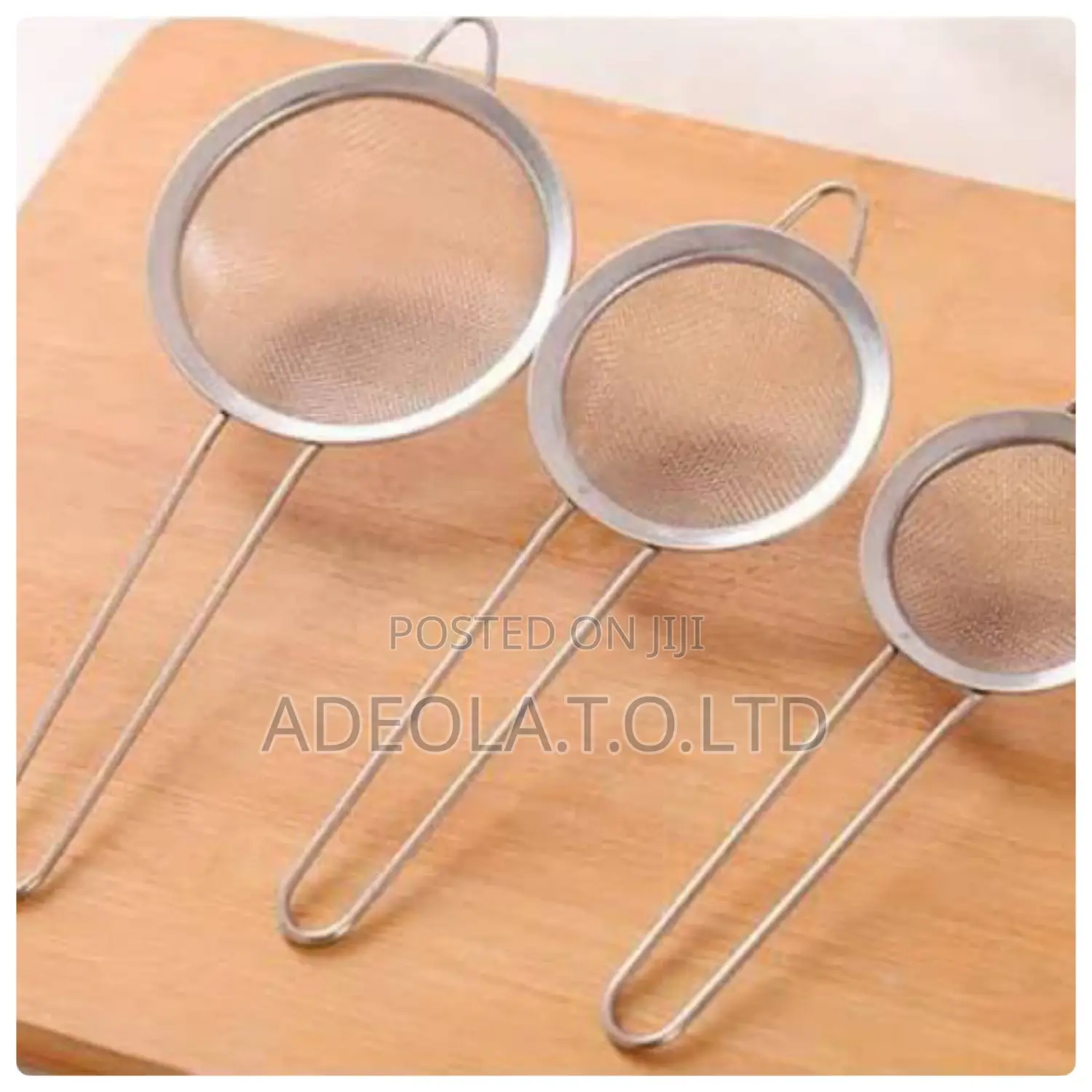 Stainless Sieve 3pcs