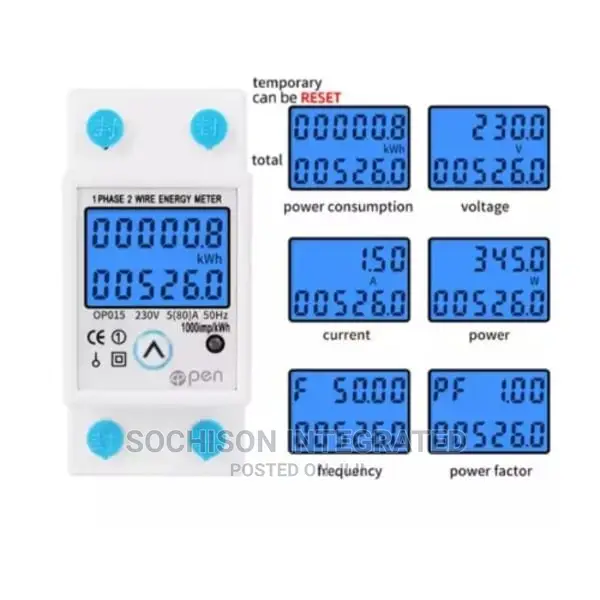 Energy Meter Single Phase Electricity Meter Two Wire