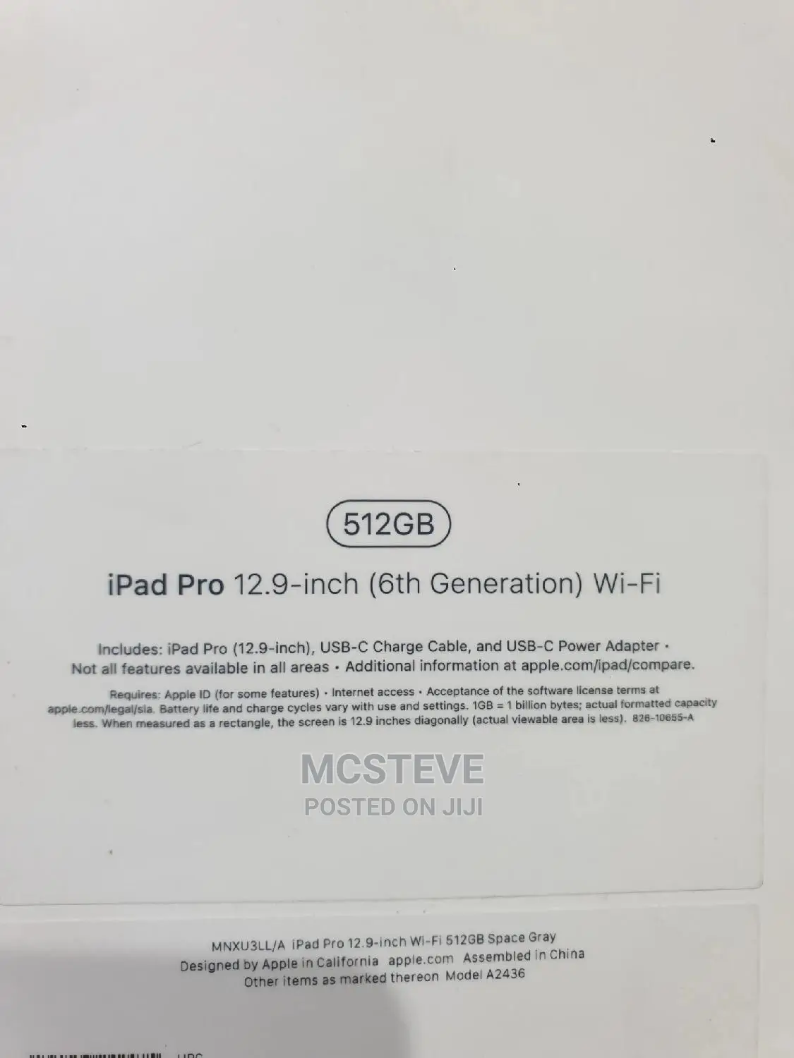 New Apple iPad Pro 12.9 (2022) 512 GB Silver