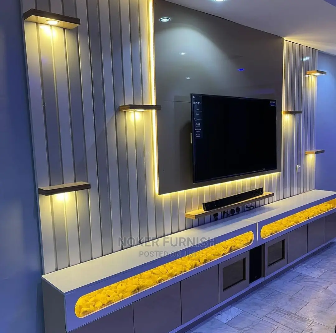Tv Console With Led Lights