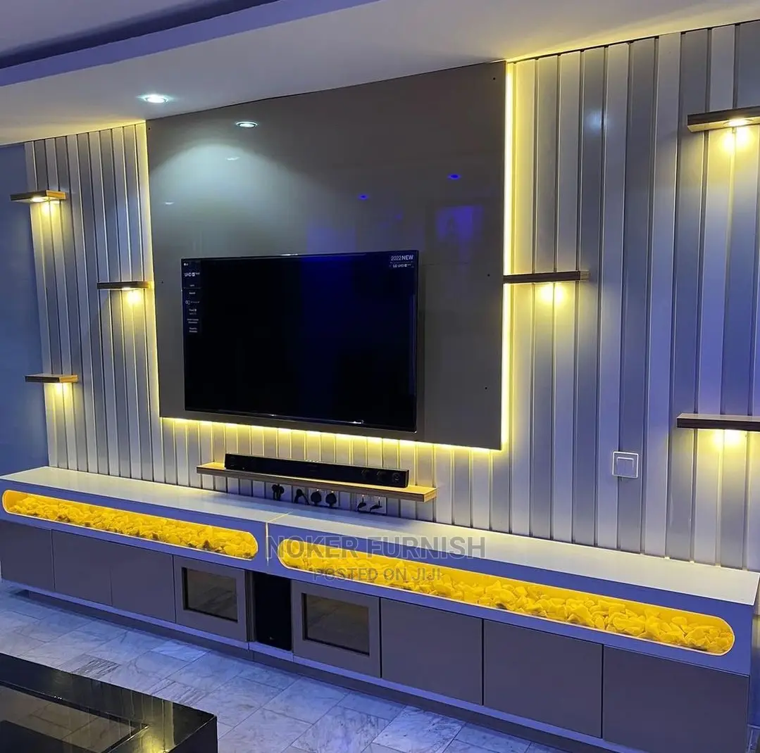 Tv Console With LED Lights