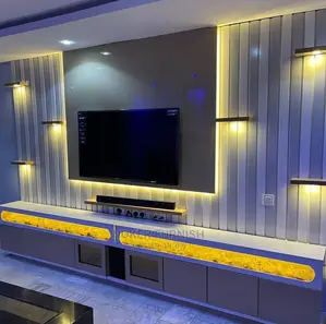 Tv Console With LED Lights