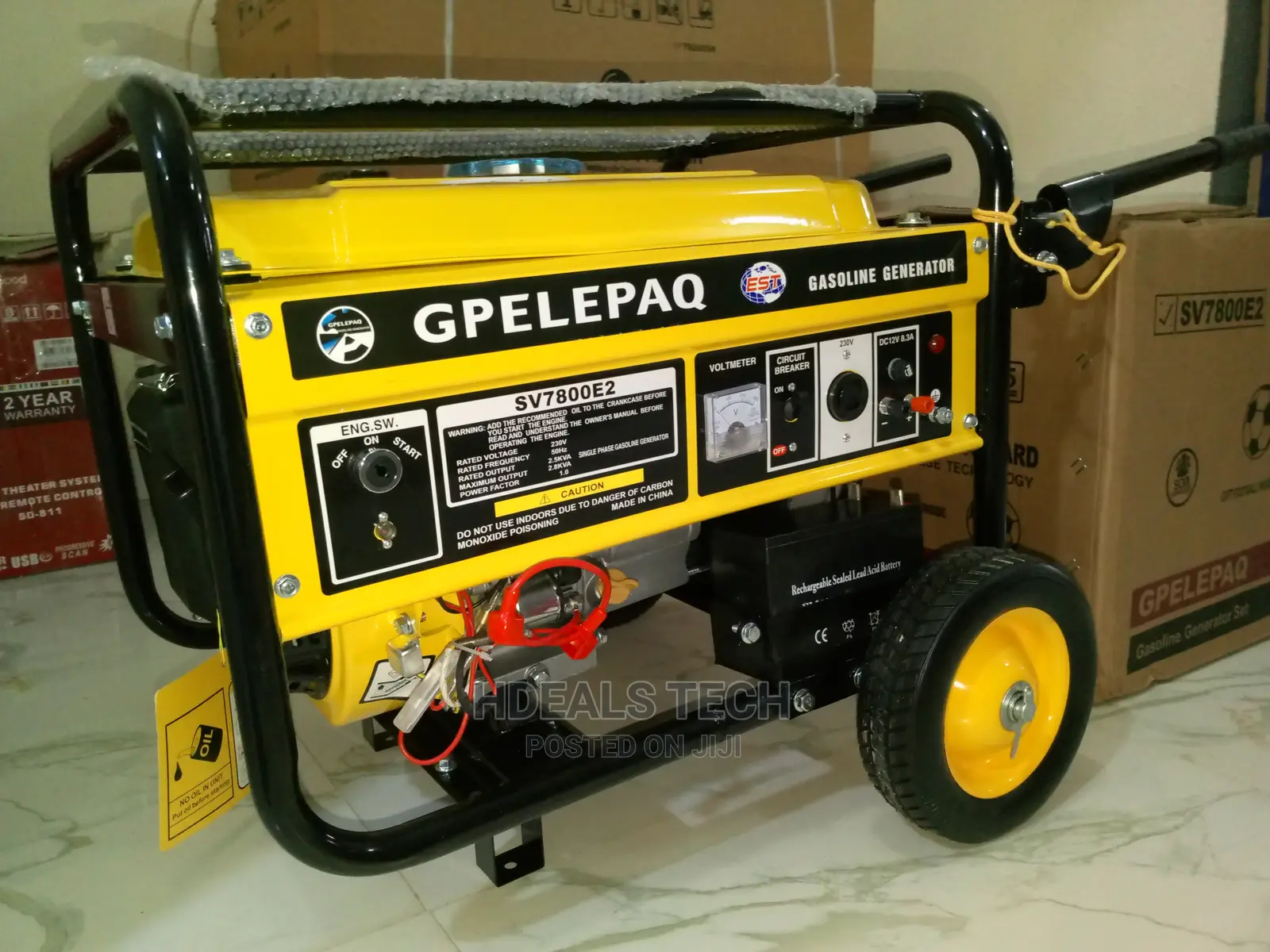 5.0KVA Gp-Elepaq Automatic Generator [SV7800E2].