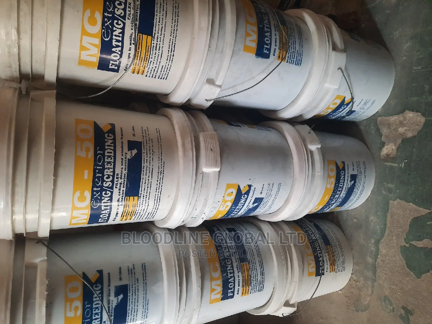 Mc50 or Putty Is Good in Screeding Work