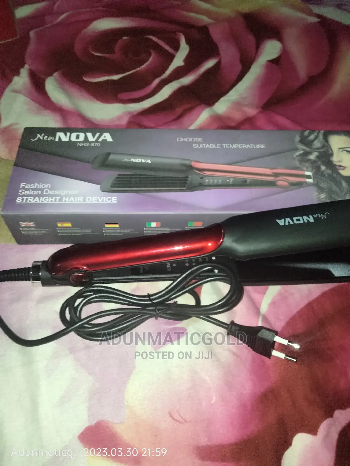 New Nova Hair Straightener