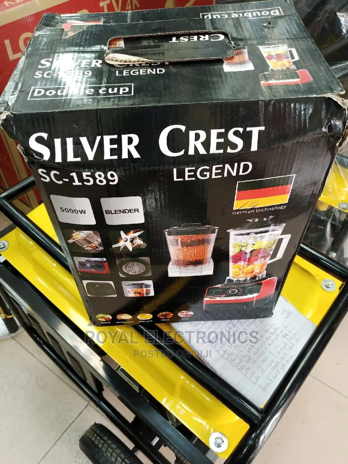 Authentic Silver Crest (Sc-1589) 5000w Multifunction Blender