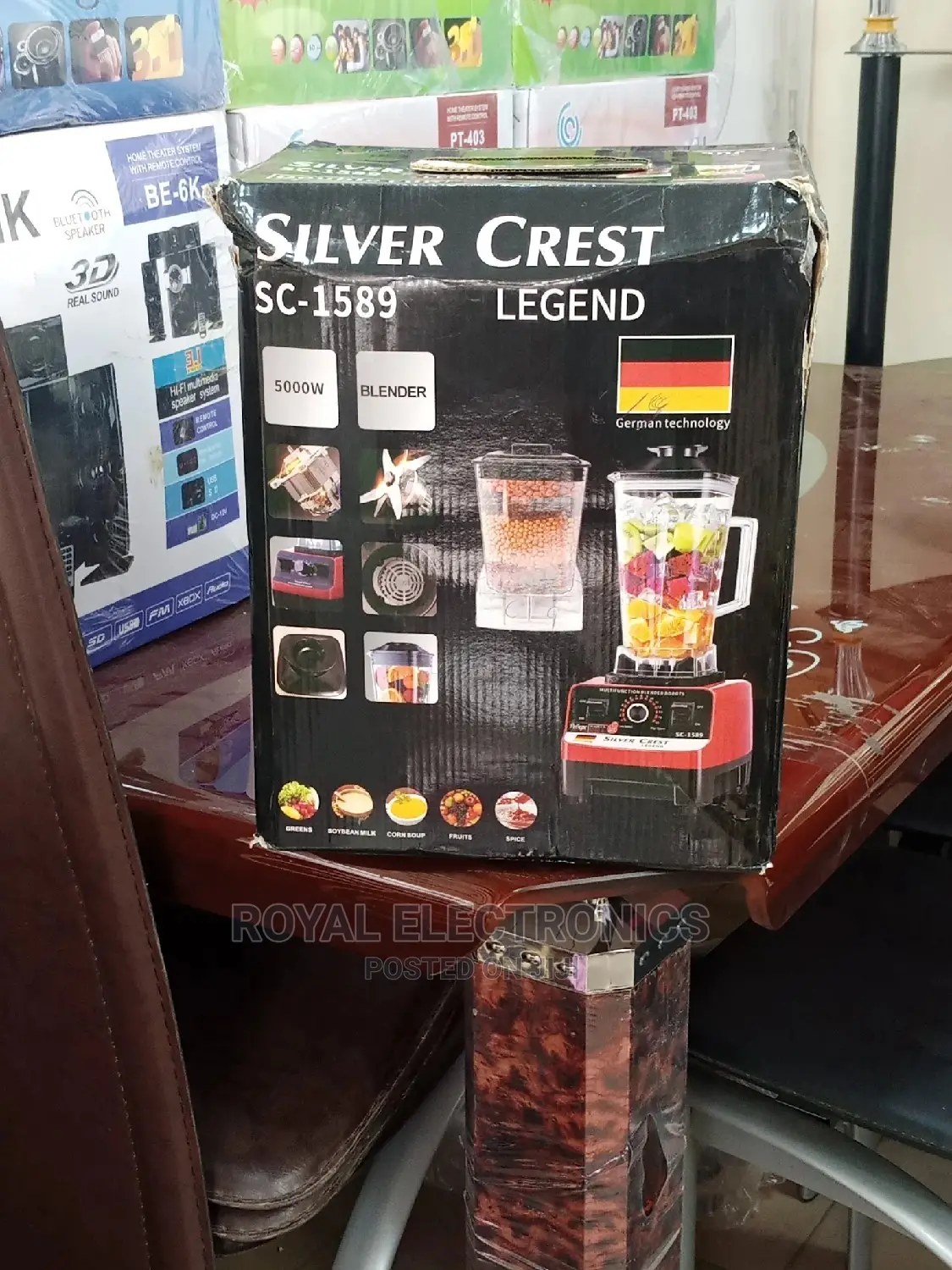 Royal Silver Crest (Sc-1589) 5000w Multifunction Blender