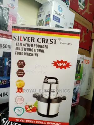 World Class Silver Crest(5500W) 8.5L Yam and Fufu Pounder