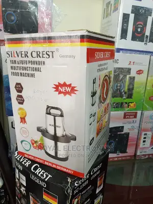 Authentic Silver Crest(5500W) 8.5L Yam and Fufu Pounder