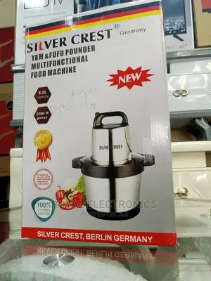 Multifunction Silver Crest(5500W) 8.5L Yam and Fufu Pounder