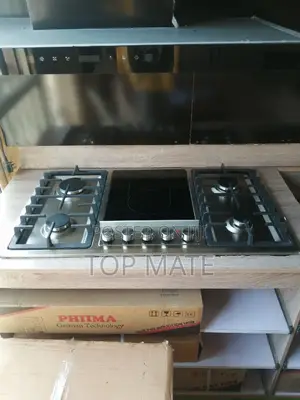 4 Gas and One Electric Stainless Cooker Hob