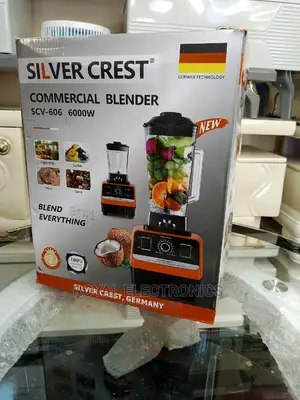 World Class New Silver Crest 6000W Commerical Blender
