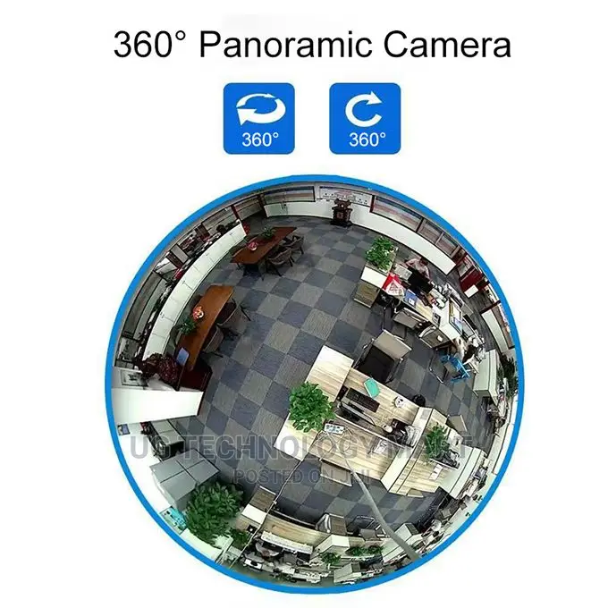 Panoramic Ip Camera 360° - 1080p Motion || Spy Bulb Camera