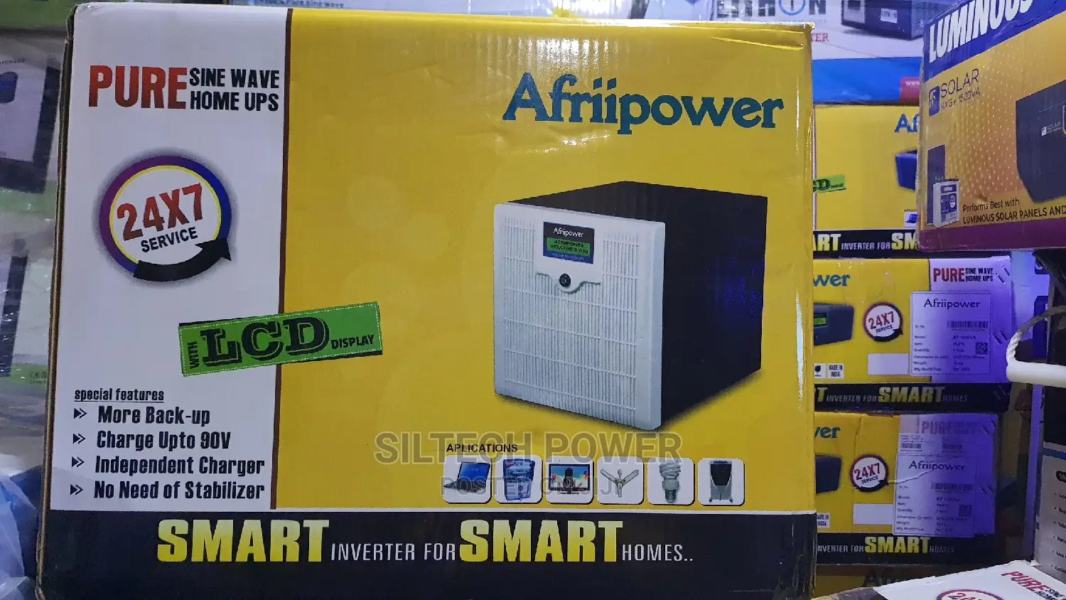 Complete System 3.5kva Inverter and Four Tubular Batteries