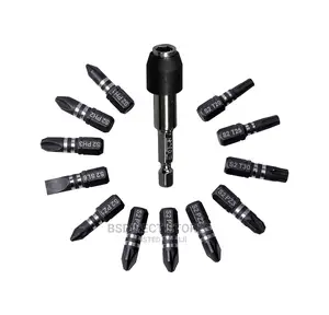 Erbauer Mixed Screwdriver Bit, 13 Pieces and Storage Box