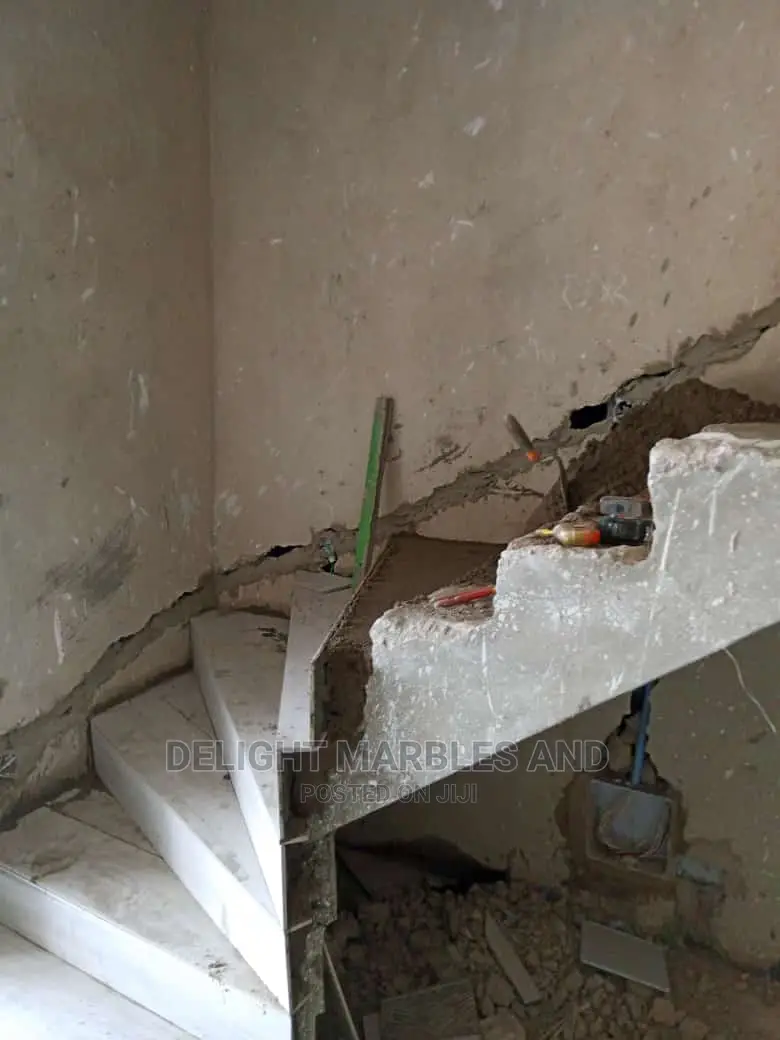 White Marble Staircase