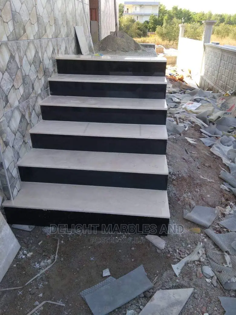 Absolute Black Granite Staircase