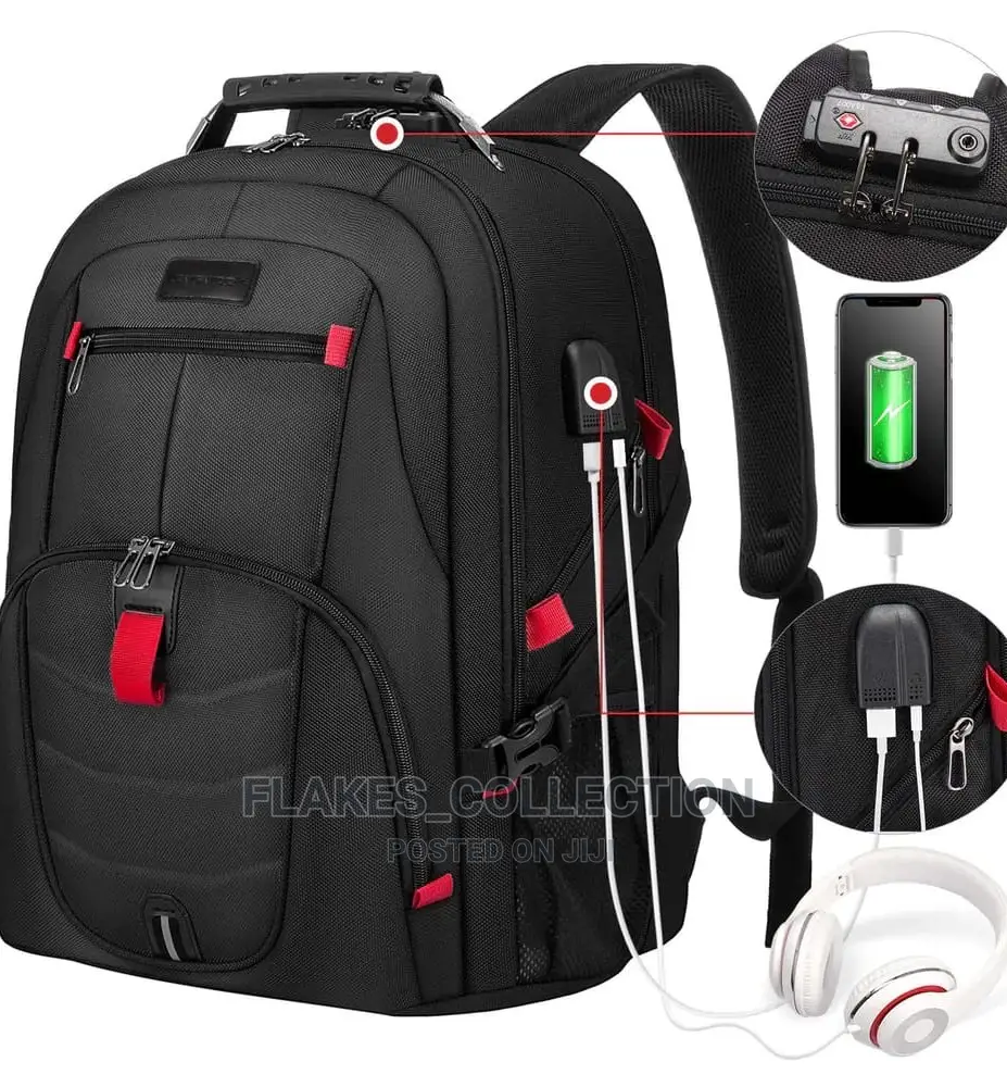 Backpack With USB Charging Port