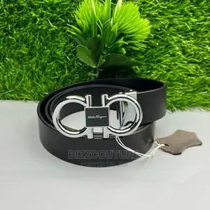Original SALVATORE FERRAGAMO Leather Belts Available Instore