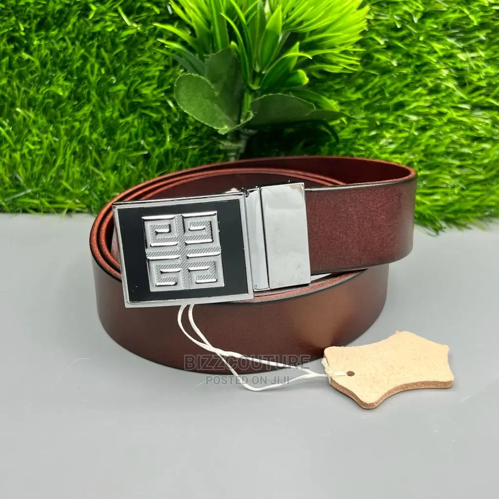 Original VERSACE Leather Belts Available in Store