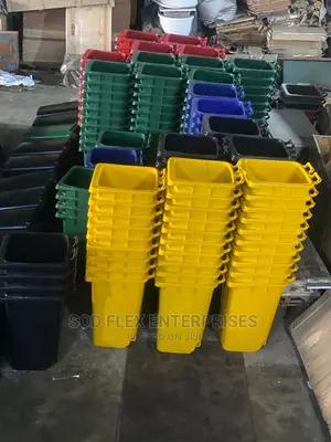 240 Liters Waste Bin With 2 Tyres