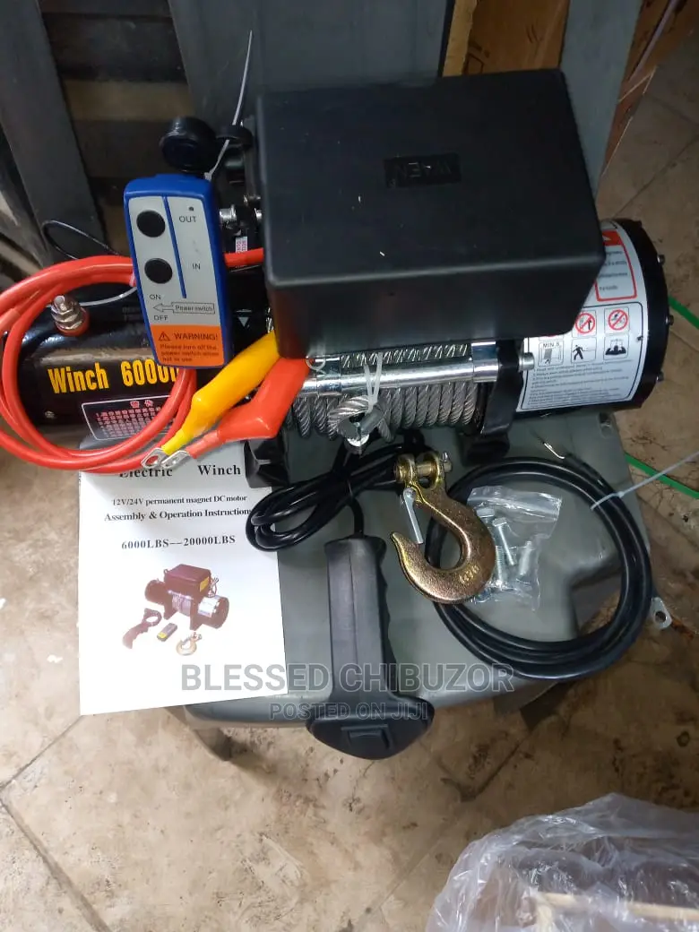 Electric Winch DC 24V 6000lb