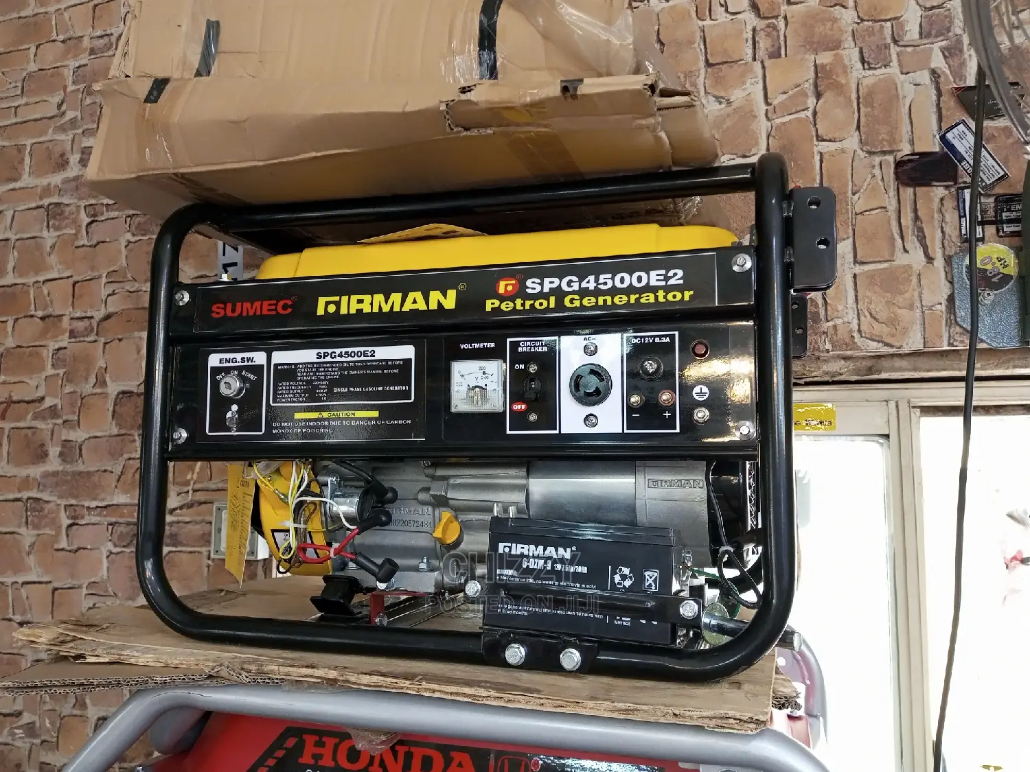Sumec Fireman Generator 100%Copper Wire 4.5kva With Key Stat