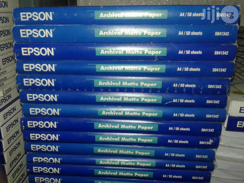 Epson A4 Archival Matte Paper 50 Sheets