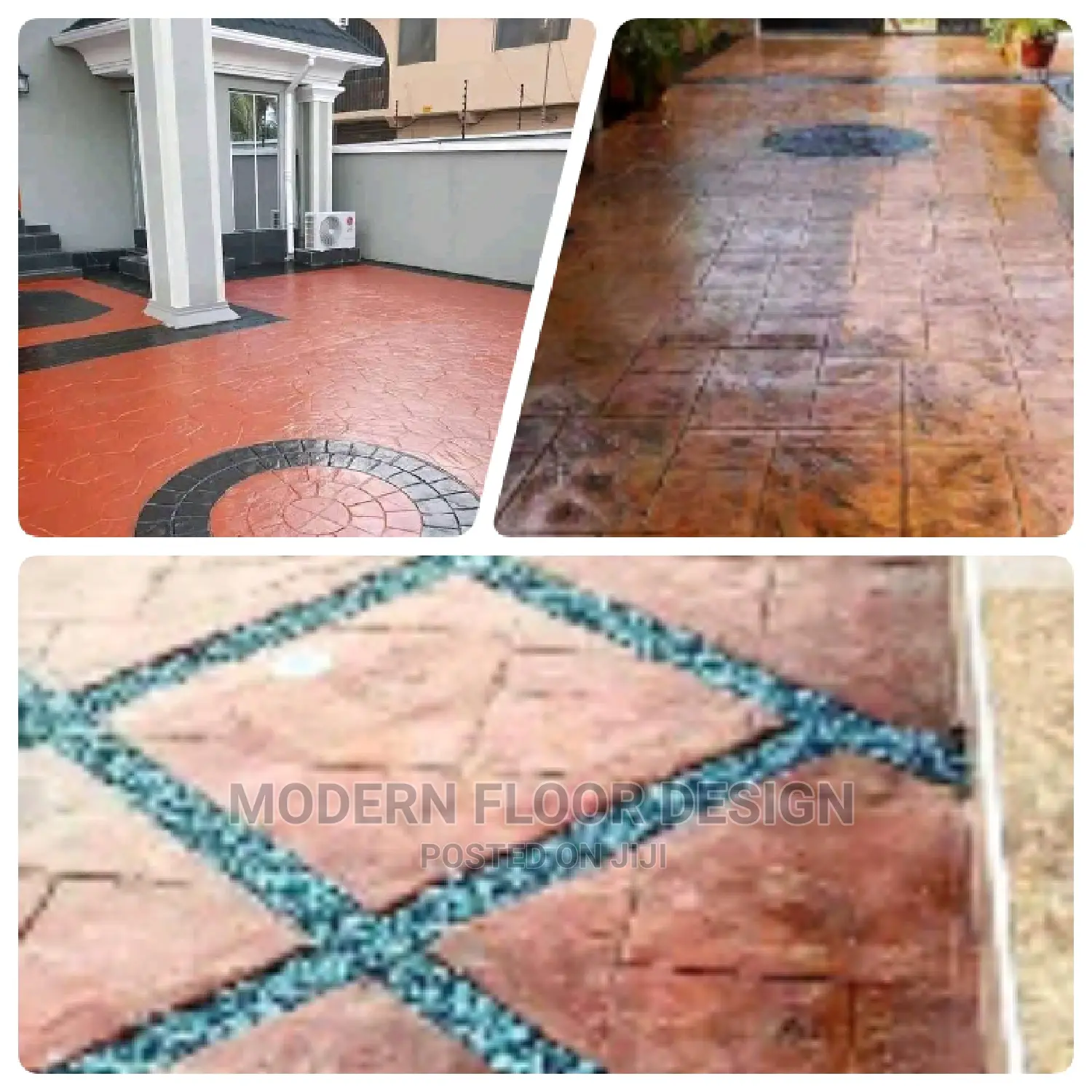 Mostly R Modern Stamps Floor
